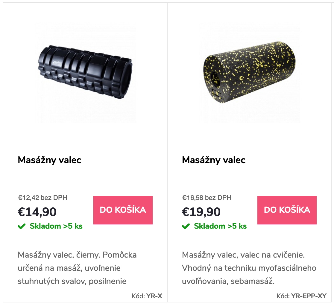 Masážne valce